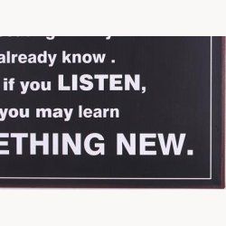 Skilt - When you TALK...