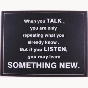 Sign - When you TALK...