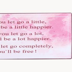 Skilt - If you let go a little...