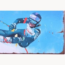 Skilt - Skiing Austra