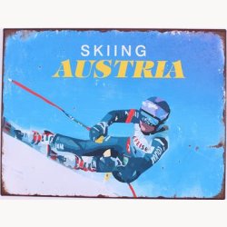 Skilt - Skiing Austra