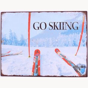Sign - Go skiing