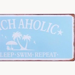 Skilt - Beach Aholic