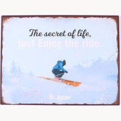 Skilt - The secret of life...