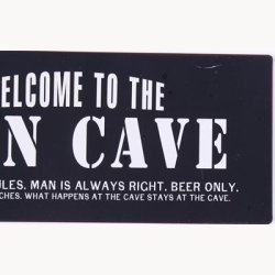 Skilt - Welcome to the man cave
