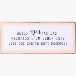 Skilt - Weisst du was das wichtigste...