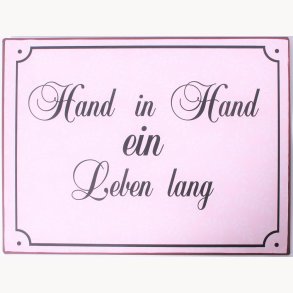 Sign - Hand in Hand ein leben lang