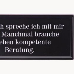 Skilt - Nat&uuml;rlich spreche ich mit mir...