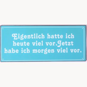 Skilt - Eigentlich hatte ich heute...