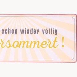 Skilt - Ich bin schon wieder v&ouml;llig...