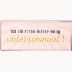 Skilt - Ich bin schon wieder v&ouml;llig...