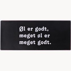 Skilt - l er godt...
