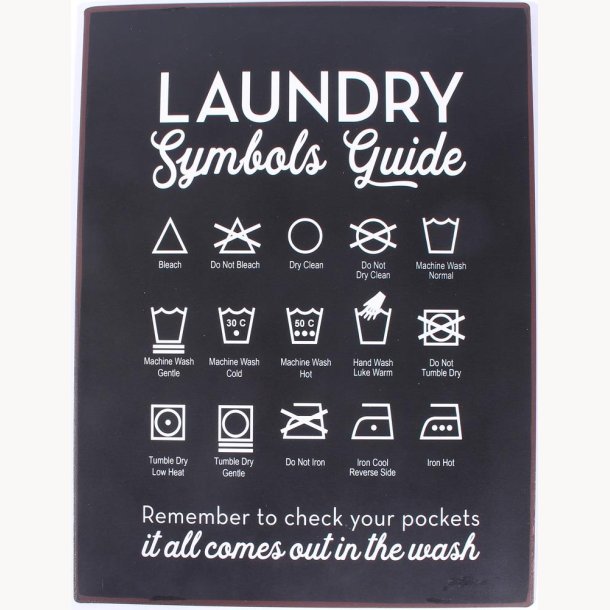 Sign - Laundry