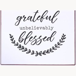 Skilt - So very thankful...