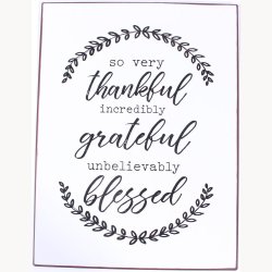 Skilt - So very thankful...