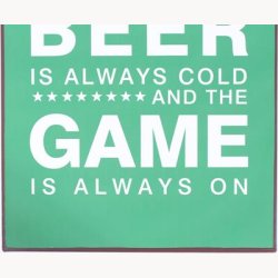 Skilt - The man cave where the...