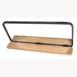 Mirror with shelf