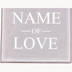 Skilt - Shop in the name of love