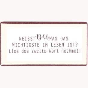 Magnet - Weisst du was das wichtigste im leben ist?
