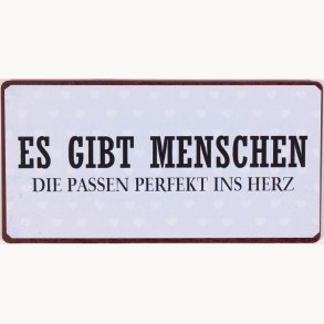Magnet - Es gibt Menschen die passen perfekt ins Herz