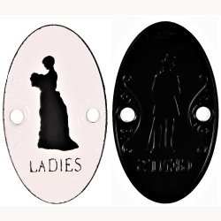 Skilt - Ladies / gents