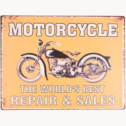 Skilt - Motorcycle - The worlds best...