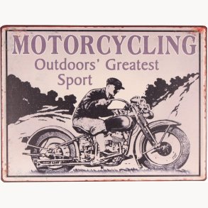 Sign - Motorcycling...