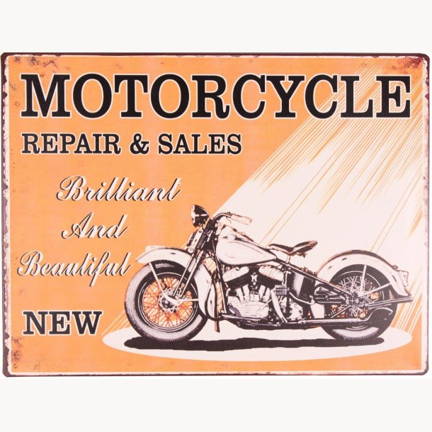 Skilt - Motorcycle Repairs &amp; Sales