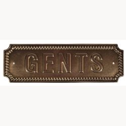 Sign - Gents