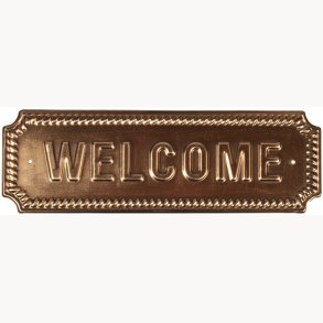 Schild - Welcome