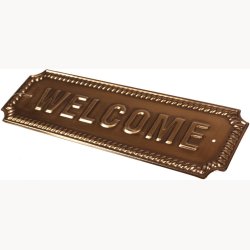 Skilt - Welcome