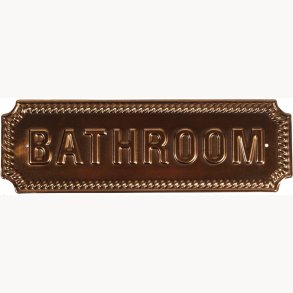 Schild - Bathroom