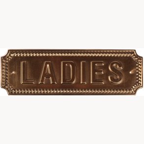 Schild - Ladies