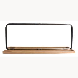 Mirror with shelf