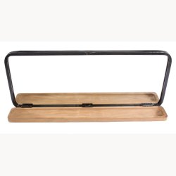 Mirror with shelf