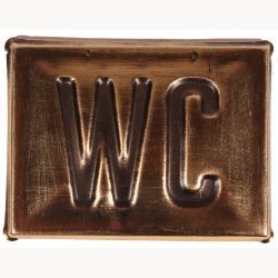 Skilt - WC