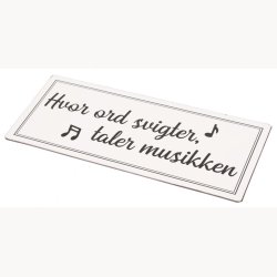 Sign - Hvor order svigter, taler musikken