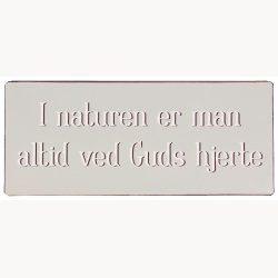 Sign - I naturen er man altid ved guds hjerte