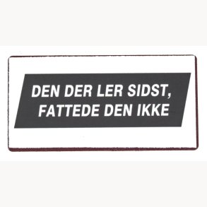 Magnet - Den der ler sidst, fattede den ikke