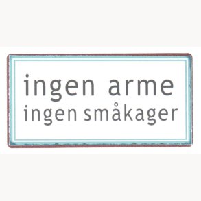 Magnet - Ingen arme, ingen smkager
