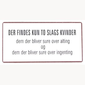 Magnet - Der findes kun to slags kvinder...