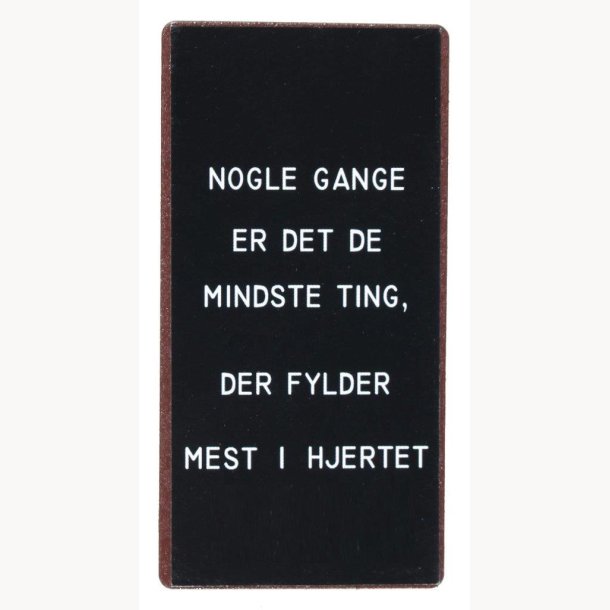 Magnet - Nogle gange er det de minste ting der fylder mest i hjertet...