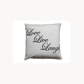Cushion cover white 50 x 50 cm