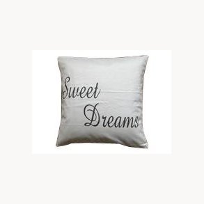 Cushion cover white 50 x 50 cm - Sweet dreams