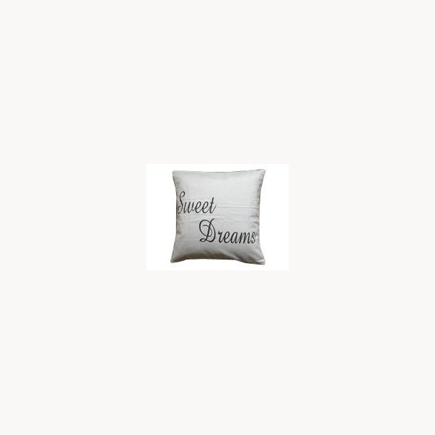 Cushion cover white 50 x 50 cm - Sweet dreams