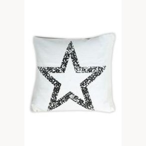 Cushion cover white 50 x 50 cm