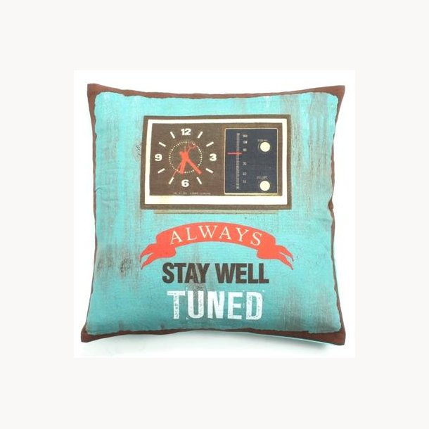 Cushion cover 50 x 50 cm - Stay well tuned