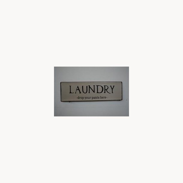 emalje skilt - Laundry