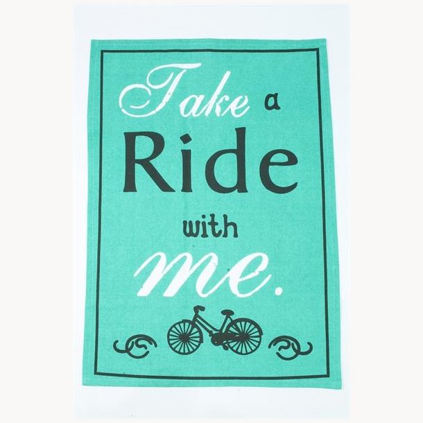 Dishtowel - Take a ride