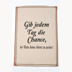 Dishtowel, German - Gib Jedem